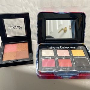 Shimmer bronzer & clay eye shadow